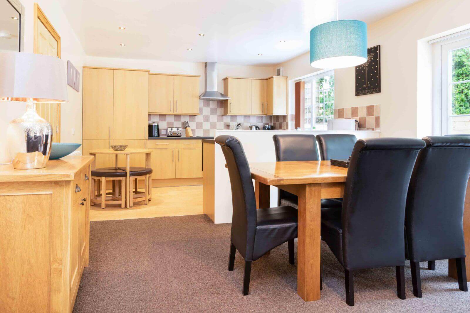 open plan kitchen diner - Mews Cottage 3, Oakcliff